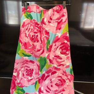 Strapless Lily Pulitzer dress